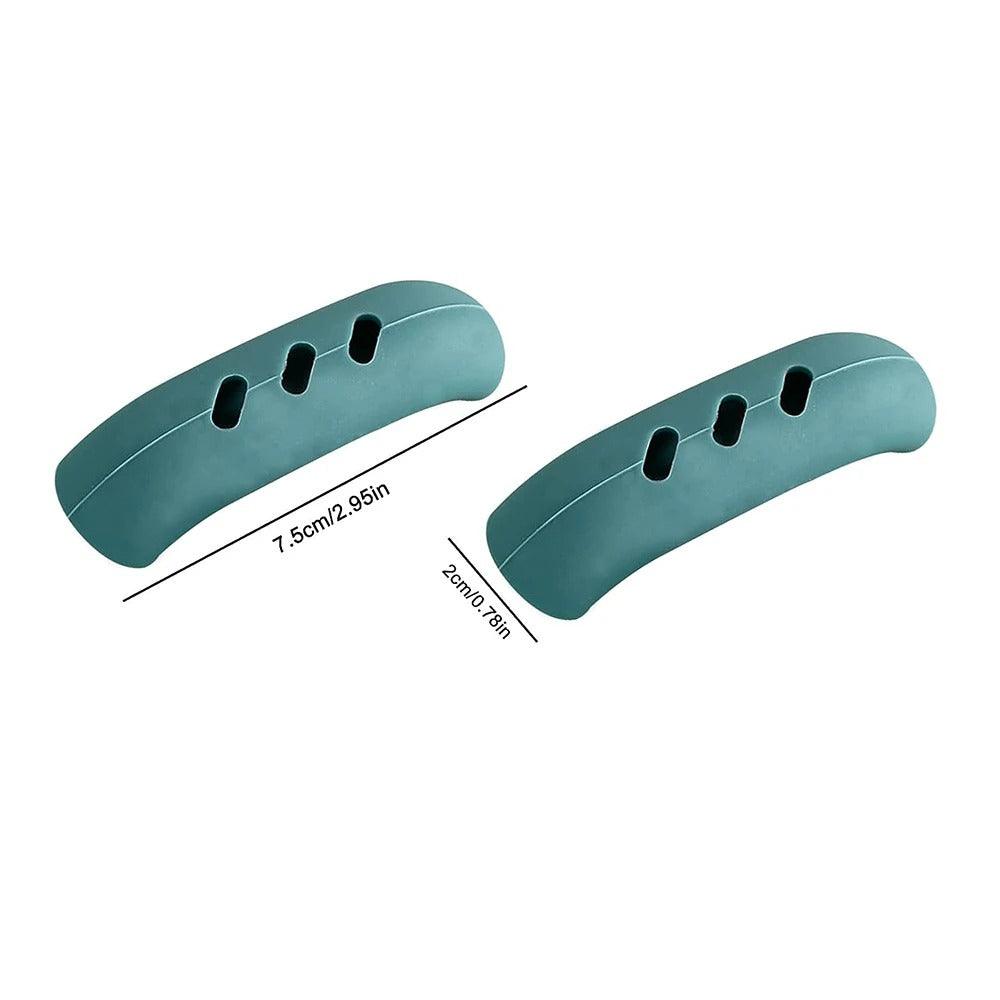 Silicone Pan Handle Cover, isolamento térmico, utensílios de cozinha, 2/8 conjuntos