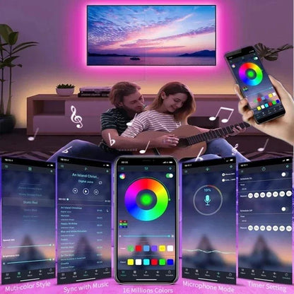 Fita LED RGB USB 5050
