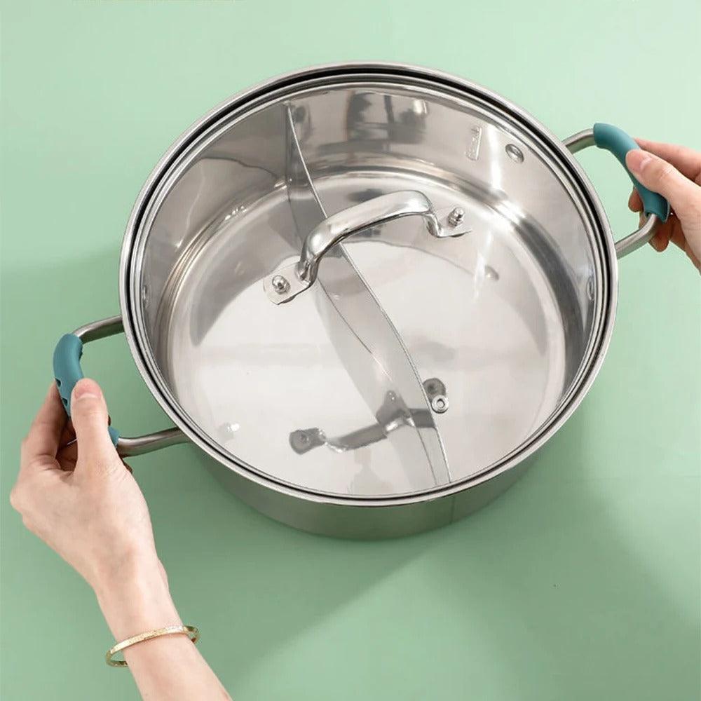 Silicone Pan Handle Cover, isolamento térmico, utensílios de cozinha, 2/8 conjuntos