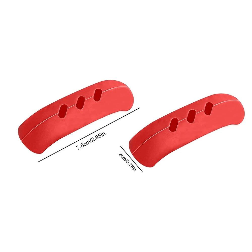 Silicone Pan Handle Cover, isolamento térmico, utensílios de cozinha, 2/8 conjuntos